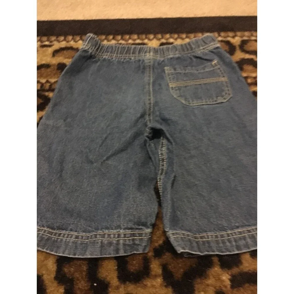 Carter's Boys Pull-On Jean Shorts Pockets Elastic Waist Size 7 Blue